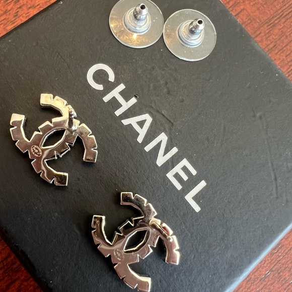 Chanel CC earrings purchased at Chanel in Nordstrom flagship store - Picture 3 of 6